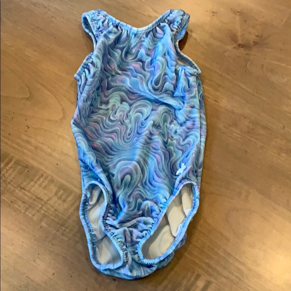 Snowflake Design Gymnastics Leotard